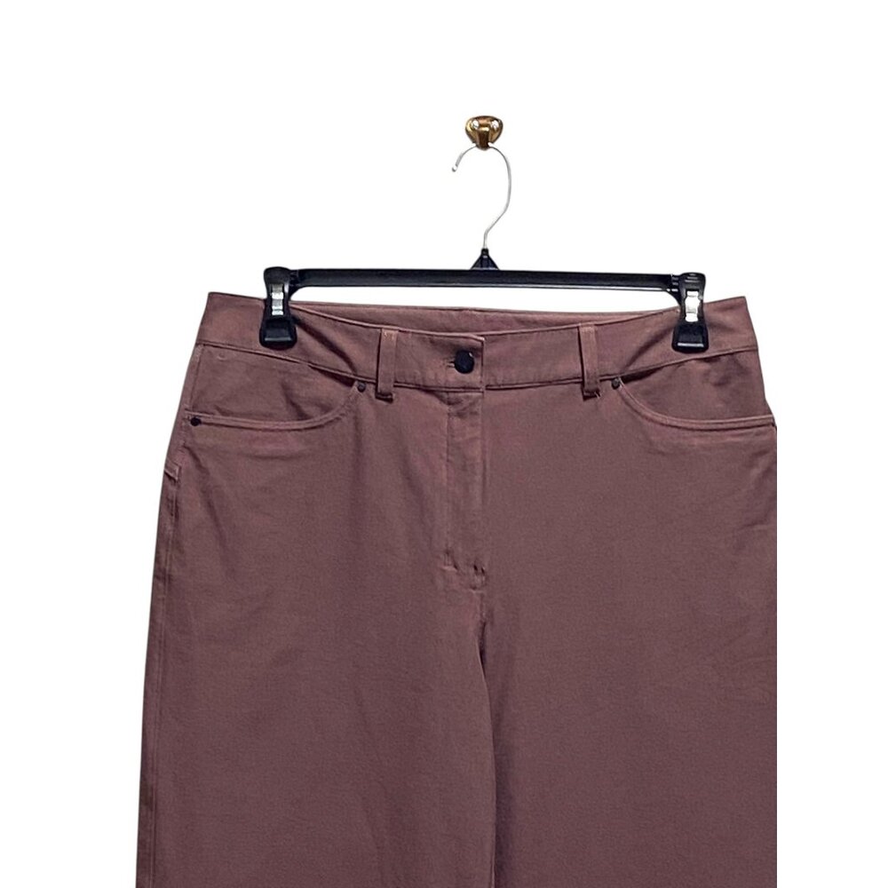 Lululemon City Sleek 5 Pocket High-Rise Wide-Leg Pant Full Length Brown Size 31 - Picture 5 of 16